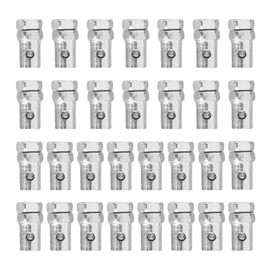 UBSIUH 30 Pieces Of Brake Cable Screws, Steel Cable Stopper, Throttle Cable Fixing Buckle, Bicycle Accessories.