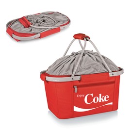 Picnic Time Coca-Cola Insulated Metro Basket, Red