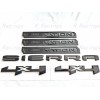 Sierra 6PCS Gloss black Elevation Bed 4x4 Sierra Emblem 2019+