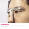 Eyebrow Ruler Three Point Positioning Permanent Ruler Adhesive Eyebrow Microblading