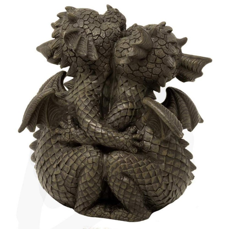 MC Garden Dragon Figurine Cuddly Small Fantasy Figure Decorative Dragon