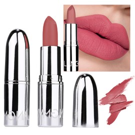 Matte Long Lasting Lipstick - Matte Velvet Lipstick Waterproof Non Stick Cup Lipstick, Not Fade Matte Lip Gloss, Tinted Lipstick for Girls & Women (03#, 17g)