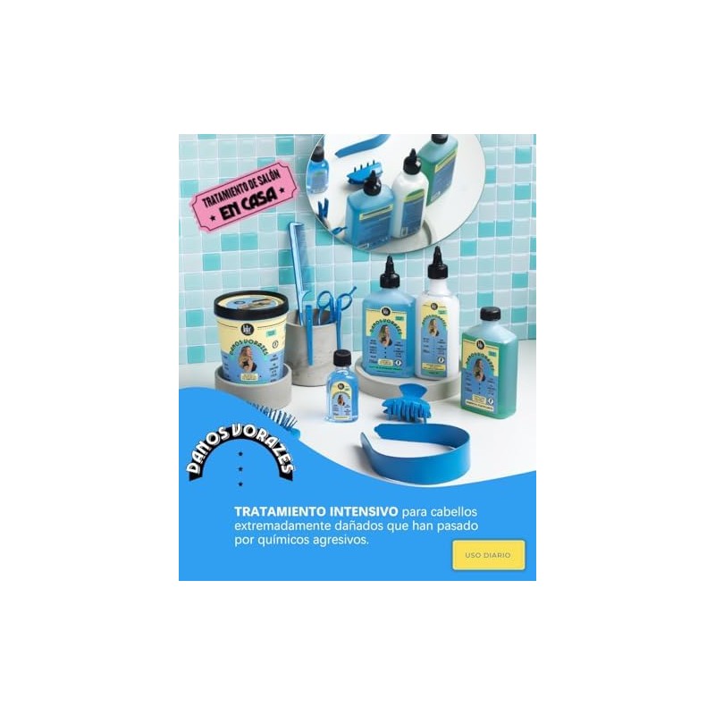 Shampoo Fortificante Danoz Vorazes - Cabello extremadamente dañado 250ml Lola
