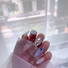 Blue Moon-Handmade Nail Tips - Almond / 블루문-수제네일팁 - 아몬드