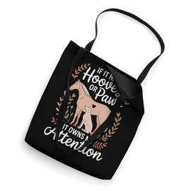 Horse And Dog Lover Horseback Riding Horse Rider for Women Tote Bag
