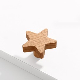 Wooden Animal Cabinet Knobs, 2 Pieces Decorative Wooden Dresser Knobs, Knob, Dresser, Pull, Wood, Navy, Forest, Animals, Furniture Knobs, Children's Room, Drawer Handles for Decoration