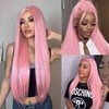 Savanna Hair Wig Glueless Pink Lace Frontal Wigs for Women