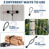 Wowangce 100 Pcs 4 Inch Ball Bungee Cords Tarp Tie