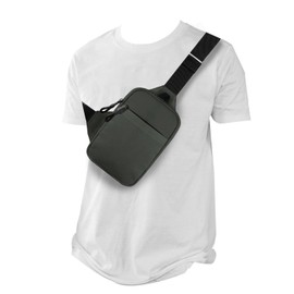 Brusttasche Herren, Leichte Sling Chest Crossbody Bag, Wasserdicht Schulter Backpack Umhängetasche Schultertasche Crossbag für Heren/Damen Reise, Wandern, Radfahren, Laufen