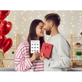 JUESMOS Valentines Day Cards for Her Him Funny Scratch off Valentines Cards Naughty Gifts Anniversary Cards for Boyfriend Girlfriend Husband Wife Women Men Birthday Greeting Cards with Envelope