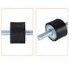 8Pack M8 Rubber Studs Shock Absorber Anti Vibration Isolator Mounts,