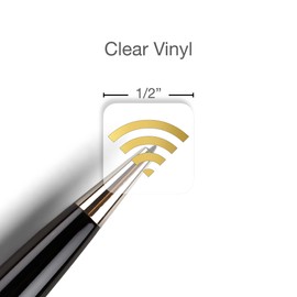 Wifi Icon Planner Sticker / 54 gold foil (1/2”) / Pay Internet Bills Budget Allowance Finance/Essential Productivity Life Planner/Bujo Bullet Journaling (1 Sheet, Black (no foil))