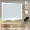 Gvnkvn Makeup Vanity Mirror 24" x 19" Large LED Makeup