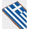 RaymNord Greece Tablecloth,Large Greek Flag Table Cloth Decoration,Soft Texture Runner