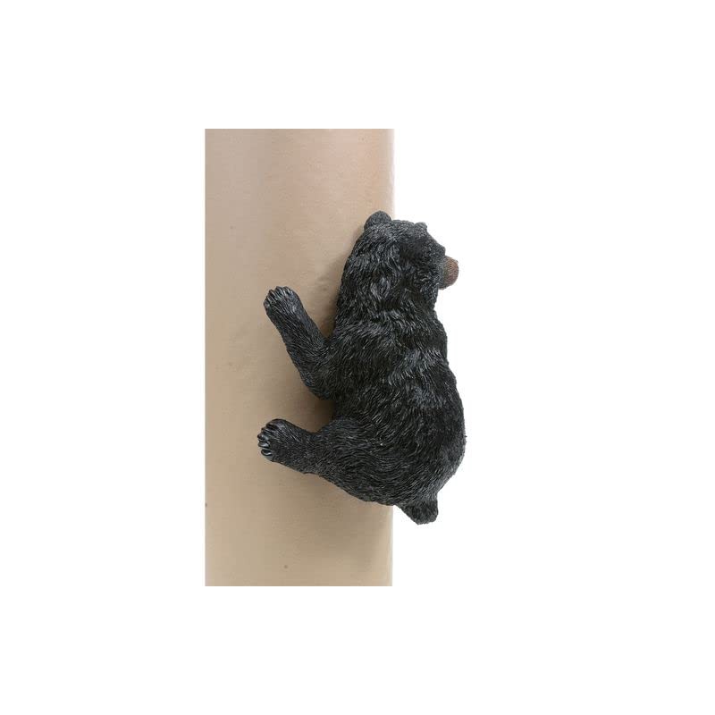 Black Forest Décor Climbing Bear Tree/Post Wall Hanging Sculpture
