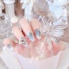 HAPVITAL 24 Pieces Popular Nail Tips, False Nail Tips, 3D