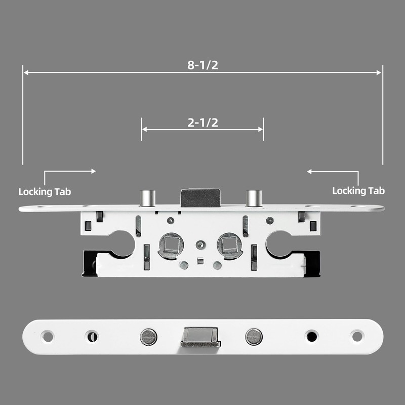 2 Point Bolt Mortise Lock Body Fit Pella Storm Doors,