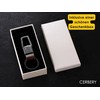 Cerbery® Elegant Leather Keyring with Rings and Gift Box |