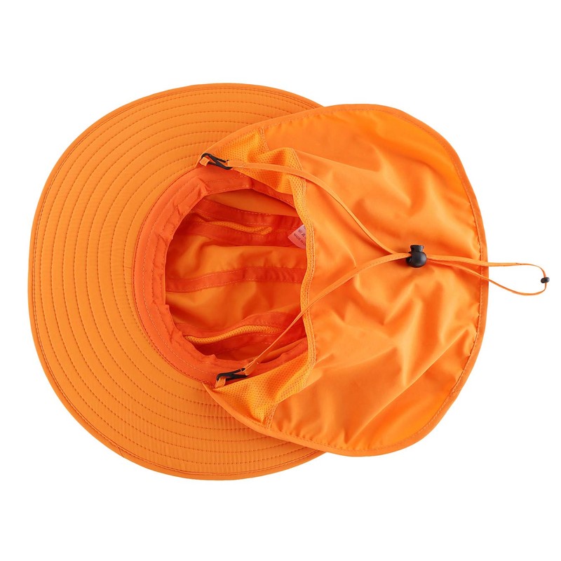 Connectile Outdoor Unisex UPF 50+ Wide Brim Safari Hat Summer