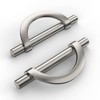 Amerdeco 10 Pack Brushed Satin Nickel Cabinet Pulls 3.75 Inch(96MM)