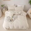 Bedbay Beige Comforter Set King Size Boho Aesthetic Bedding Set