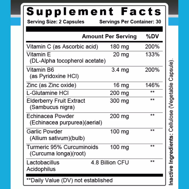 Staver Health MAX IMMUNE SUPPORT SUPPLEMENT - Immunity Supplement, Immune