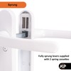 JCP PRO uPVC Door Handle Pair Set Sprung 92 PZ