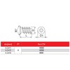 Confirmat 100 Furniture Screws 6.3 x 11 mm