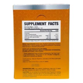 Vitamina C  Zinc 12 Tubos Con 10 Tabletas Naranja Immunity                                                                                            