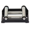 Winch Roller, Zinc Plated Winch 4-Way Roller Fairlead, Universal Recovery