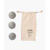 b2c Felt Dryer Balls, Pack of 3 (Gray) | Wool