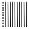 Brakki 50 Pack 36" Deck Balusters, Metal Deck Railing Spindles
