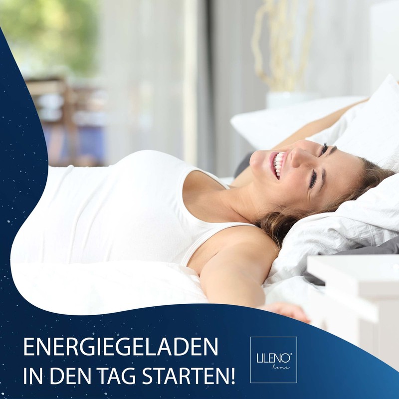 Lileno HomE Mattress Protector with Zip, Washable Microfibre Mattress Protector