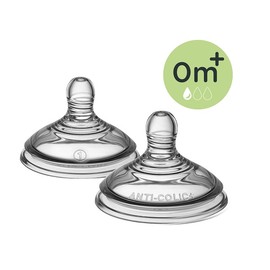 Tommee Tippee Advanced Anti-Colic Slow Flow Teats (0m+) 2pcs