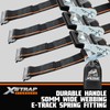 XSTRAP STANDARD 4 Pack E-Track Ratchet Straps 2" x16', 4400