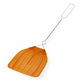 BUGKWIKZAP (5 Pack, Orange) Heavy Duty Metal Braided Fly Swatters, Lightweight 20 inch Bug Swatters with Durable Plastic Paddle