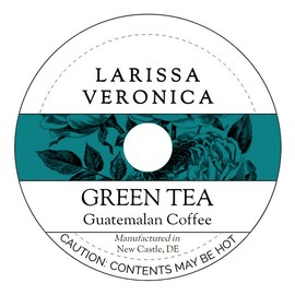 Green Tea Guatemalan Coffee (Single Serve K-Cup Pods) (Gourmet, Naturally Flavored, Whole Coffee Beans) (12 pods, ZIN: 572954) - 2 Pack