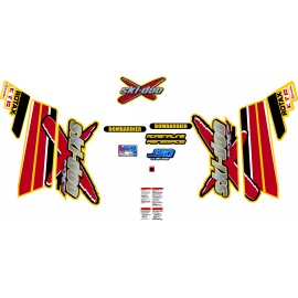 JUST SLED WRAPS SKI DOO SNOWMOBILE REV BLAIR MORGAN 04 SIDE PANEL KIT ONLY FACTORY REPRODUCTION