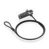 AISENS ASLK-D40N03-BK 1.5m Security Cable with Combination Lock for Computer
