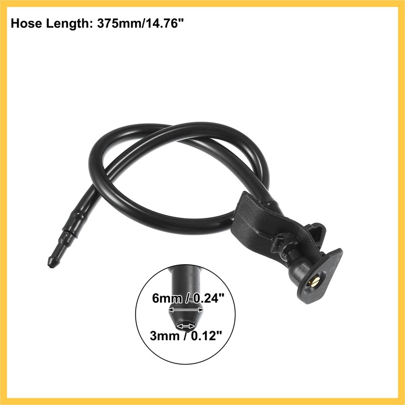 REPAIROCK 2pcs No.BB5Z-17603-A Front Windshield Washer Nozzles Spray Jet for