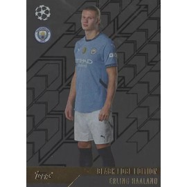 Match Attax 2024 2025 Erling Haaland Black Edge Trading Card