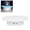 White Automatic 360° Rotating Display Turntable 3KG Load Bearing Electric