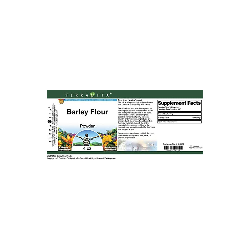 Barley Flour Powder (4 oz, ZIN: 519129)