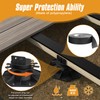 6-Pack Adjustable Deck Support Bases - Heavy Duty Waterproof Rust-Proof