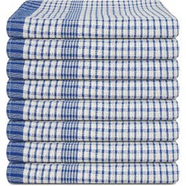 GABA Kitchen Towels 4 Pack 60x90cm, Pre Shrunk, Machine Washable, Everyday Basic Tea Towels, Bigger, Thicker, Better