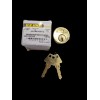 US Lock 5-PACK US Lock 1-1/8" KS Keyway Brass Mortise Cylinder US1501KW13