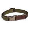 Reddy Olive Jacquard Dog Collar, X-Small