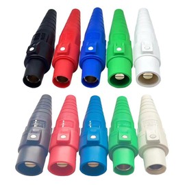 JUNMAN 400A Camlock Power Connectors 5 Color 5 Male and 5 Female for Power Distro