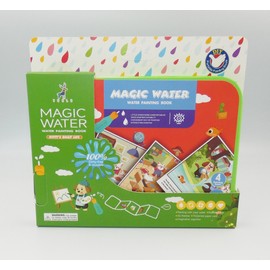Happium Magic Water Colouring Book, Water Painting Books for Kids, Water Magic Colouring Book, Water Colouring Books for Children with Pen for Children Gifts, Doodle Game, Kitty's Daily Life