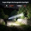 YIERBLUE Rechargeable Spotligh with 1000,000 Lumen LED, Handheld Rechargeable Spotlight